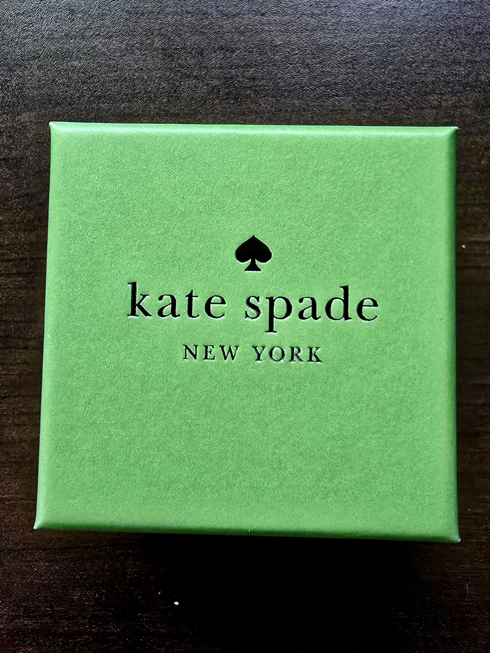 Kate Spade Gold-Tone Clear Crystal Cubic Zirconia Stud Earrings - Picture 2 of 2